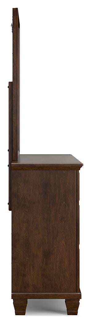 Danabrin King Panel Bed, Dresser, Mirror and Nightstand