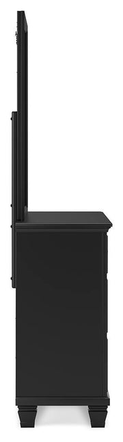 Lanolee Queen Panel Bed, Dresser, Mirror and Nightstand