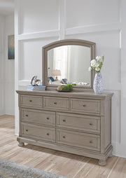 Lettner Queen Panel Bed, Dresser and Mirror