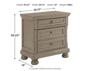 Lettner Queen Panel Bed, Dresser, and Nightstand