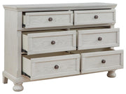 Robbinsdale Twin Sleigh Storage Bed, Dresser and Nightstand
