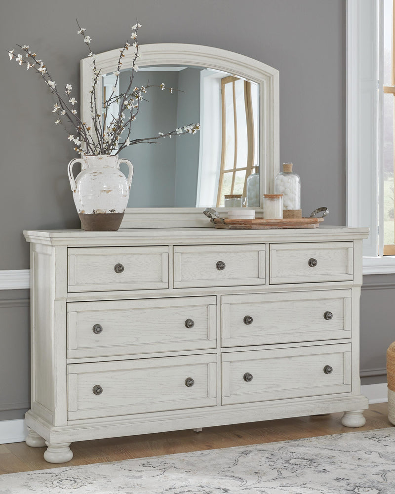 Robbinsdale King Panel Storage Bed, Dresser, Chest and 2 Nightstands