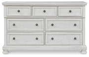 Robbinsdale King Panel Storage Bed, Dresser, Chest and 2 Nightstands