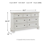 Robbinsdale Twin Sleigh Storage Bed and Dresser