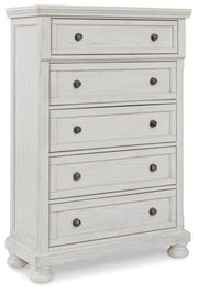 Robbinsdale King Panel Storage Bed, Dresser, Chest and 2 Nightstands