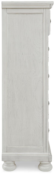 Robbinsdale King Panel Bed, Dresser, Mirror, Chest and 2 Nightstands