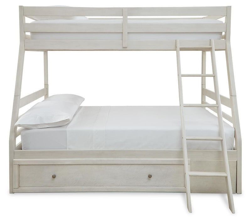 Robbinsdale Twin over Full with Storage and Mattresses