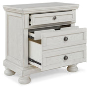 Robbinsdale Full Storage Bed and Nightstand
