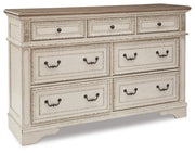 Realyn King Storage Bed, Dresser, Chest and 2 Nightstands