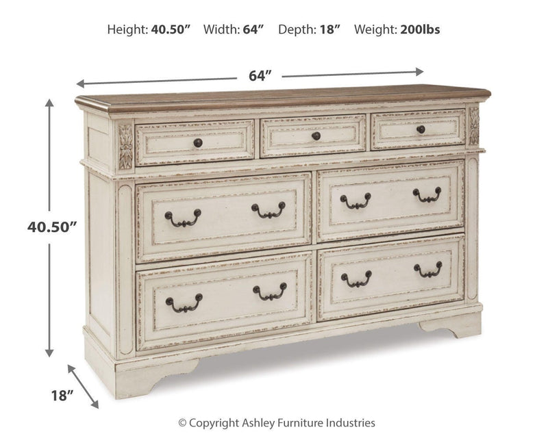 Realyn Twin Storage Day Bed and Dresser