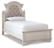 Realyn Twin Panel Bed, Dresser, Mirror and Nightstand