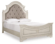 Realyn Queen Panel Bed Dresser, Mirror, Chest and Nightstand