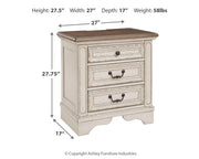 Realyn California King Panel Bed, Dresser, Mirror and Nightstand