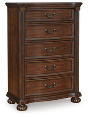 Lavinton King Poster Bed, 2 Chests and Nightstand