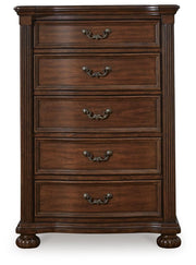 Lavinton Queen Poster Bed, Chest and Nightstand