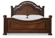 Lavinton Queen Poster Bed, Chest and Nightstand