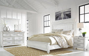 Kanwyn Queen Panel Bed, Dresser, Mirror and Nightstand