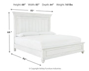 Kanwyn Queen Panel Bed with Dresser and Mirror