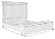 Kanwyn Queen Panel Bed with Storage Bench