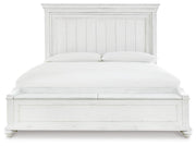 Kanwyn Queen Panel Bed with Storage Bench