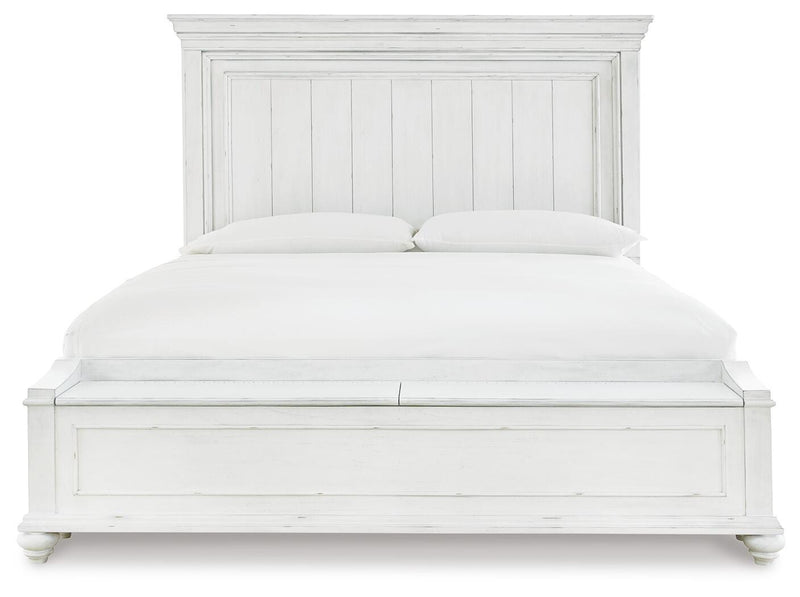 Kanwyn King Panel Storage Bed, Chest and Nightstand