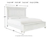 Kanwyn Queen Bed with Mirrored Dresser
