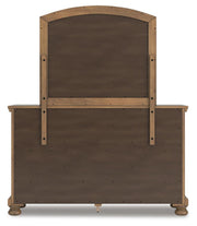 Feddinger Queen Sleigh Storage Bed, Dresser and Mirror