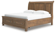 Feddinger King Storage Sleigh Bed