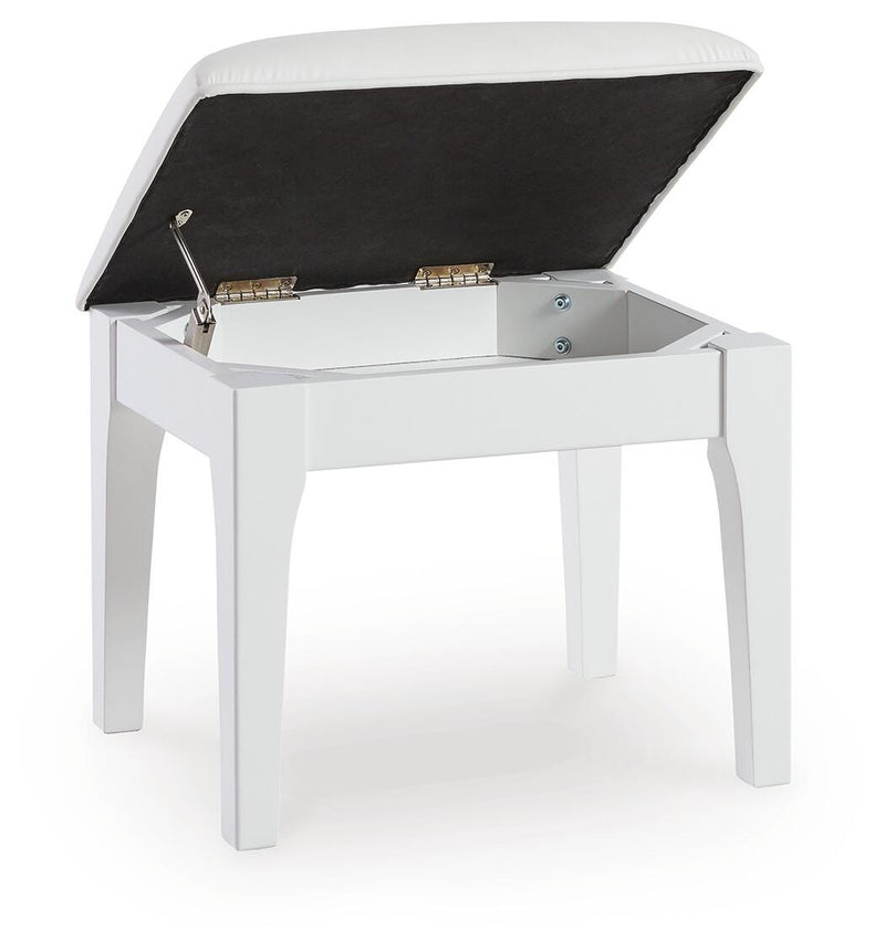 Chalanna Vanity, Mirror and Stool