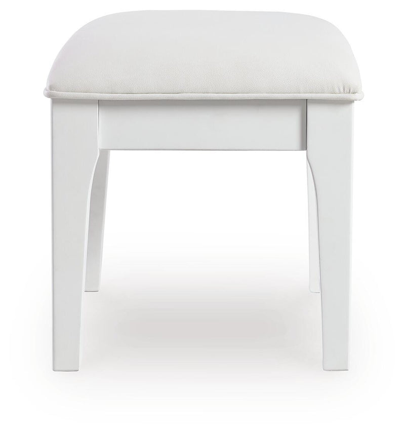 Chalanna Vanity, Mirror and Stool