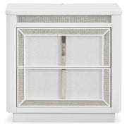 Chalanna Queen Panel Storage Bed and Nightstand
