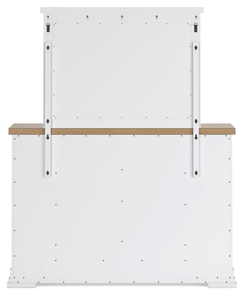 Ashbryn Queen Storage Bed, Dresser, Mirror and Nightstand