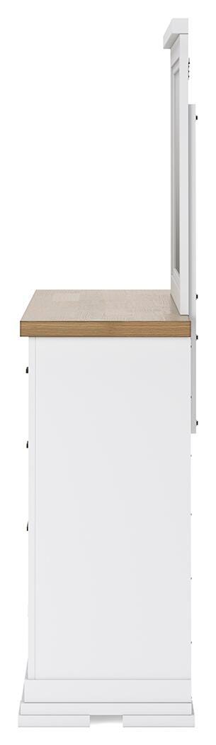 Ashbryn King Panel Bed, Dresser, Mirror and 2 Nightstands