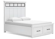 Ashbryn Queen Storage Bed, Dresser, Mirror and Nightstand