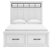 Ashbryn Queen Storage Bed, Dresser, Mirror and Nightstand