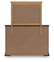 Taffenbrook Queen Panel Storage Bed, Dresser and Mirror