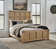 Ridgester Queen Panel Bed, Dresser and Mirror