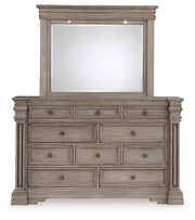Blairhurst Queen Panel Bed, Dresser, Mirror, 2 Chests and Nightstand