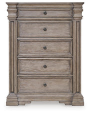 Blairhurst Queen Panel Bed. Dresser, Mirror, 2 Chests and 2 Nightstands