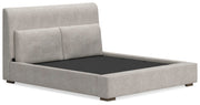 Cabalynn King Upholstered Bed and 2 Nightstands
