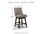 Tallenger Counter Height Bar Stool (Set of 2)
