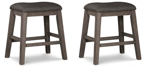 Caitbrook Counter Height Upholstered Bar Stool (Set of 2)