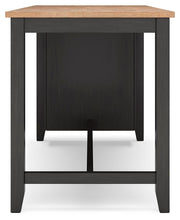 Gesthaven Counter Height Dining Table and 2 Barstools