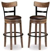 Pinnadel Bar Height Bar Stool (Set of 2)