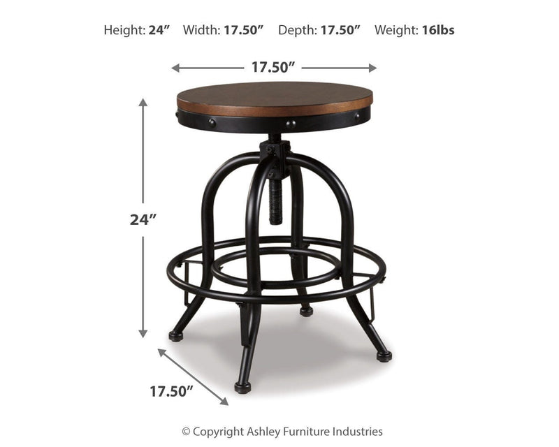 Valebeck Counter Height Bar Stool (Set of 2)