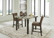 Jeshina Counter Height Dining Table and 2 Barstools