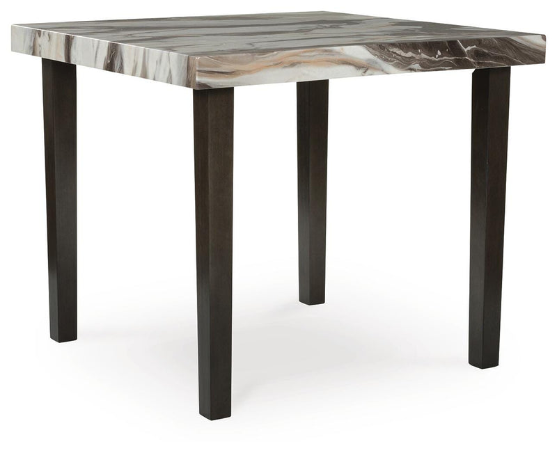 Jeshina Counter Height Dining Table and 4 Barstools