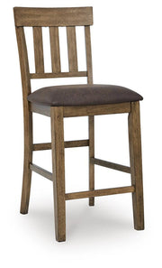 Urbinforte Counter Height Extension Dining Table and 4 Barstools