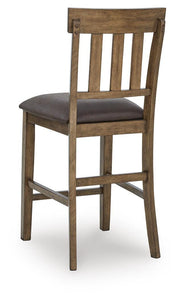 Urbinforte Counter Height Extension Dining Table and 4 Barstools