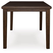 Haddigan Counter Height Dining Table and 6 Barstools